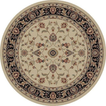 Concord Global Trading Concord Global 49320 5 ft. 3 in. Jewel Marash - Round; Ivory 49320